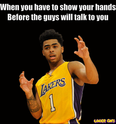 Nba Memes On Twitter Damn D Angelo Russell Lakers Https T
