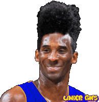 Kobe Bryant Big Hair GIF