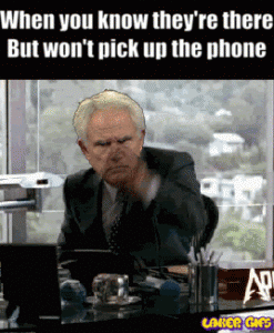 Mitch Kupchak: When you know they see you calling but won't pick up the phone