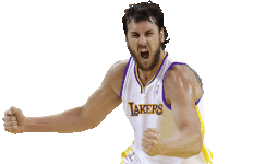 Andrew Bogut pumped up gif lakers